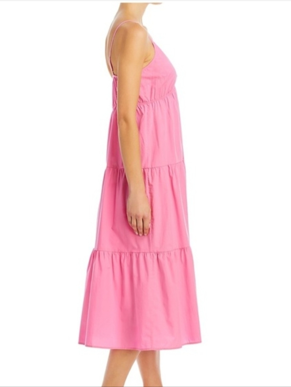RAILS Avril Hot Pink Spaghetti-Strap Maxi Dress Large - Picture 3 of 13